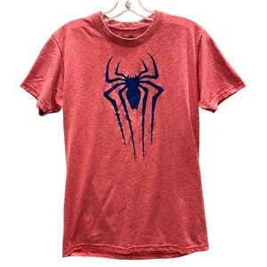 Spider Man 2 Tshirt Youth Small 34-36 Red Blue Graphic Short Slve Marvel Comics